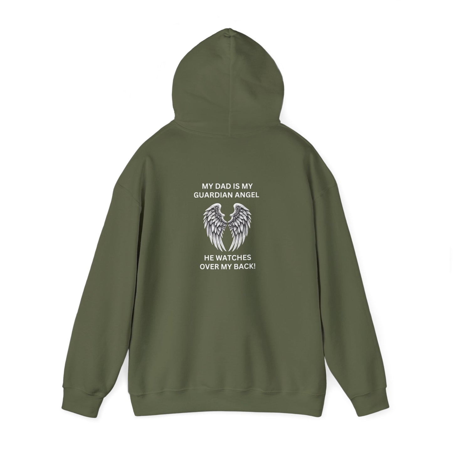 Dad, Is my Guardian Angel | Hooded Sweatshirt - Kim’s Signature Beauty & Accessories    (Store description)