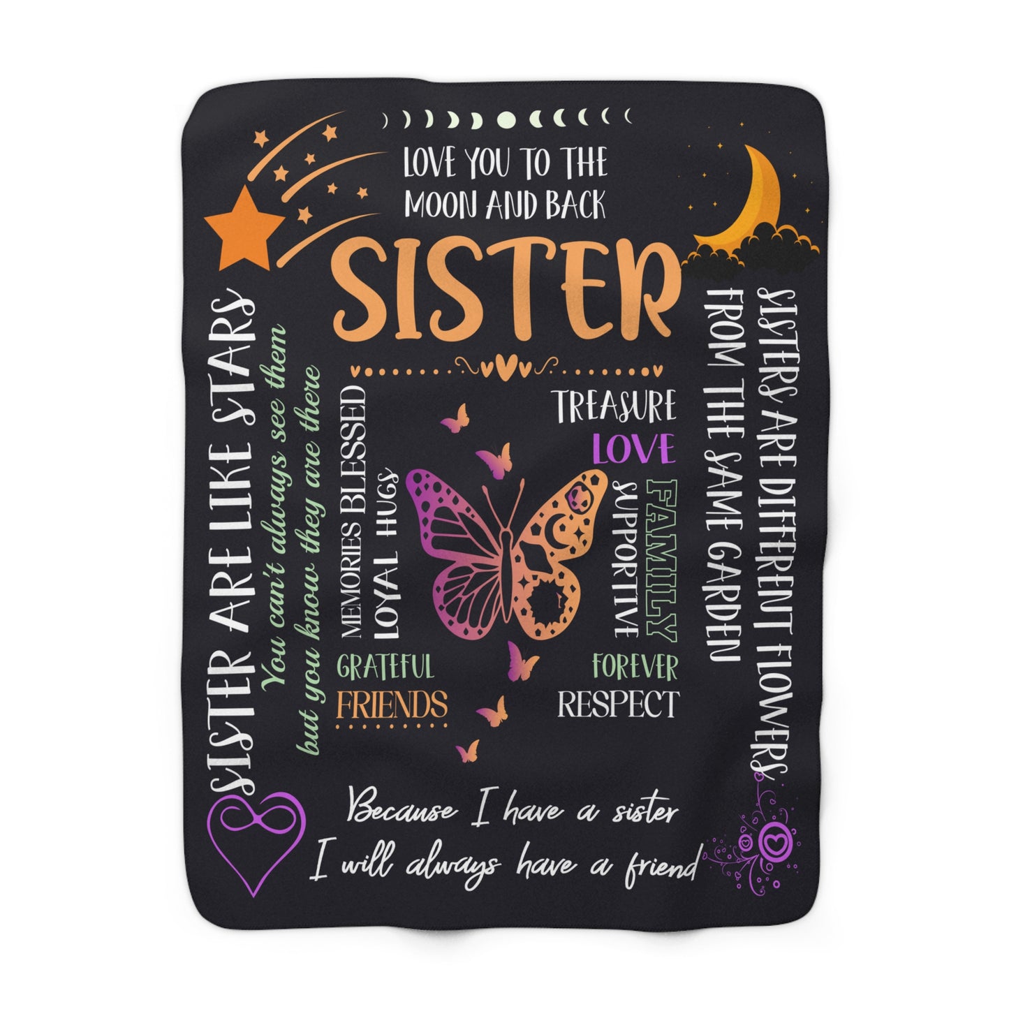 A Sister, A Friend Blanket - Kim’s Signature Beauty & Accessories    (Store description)