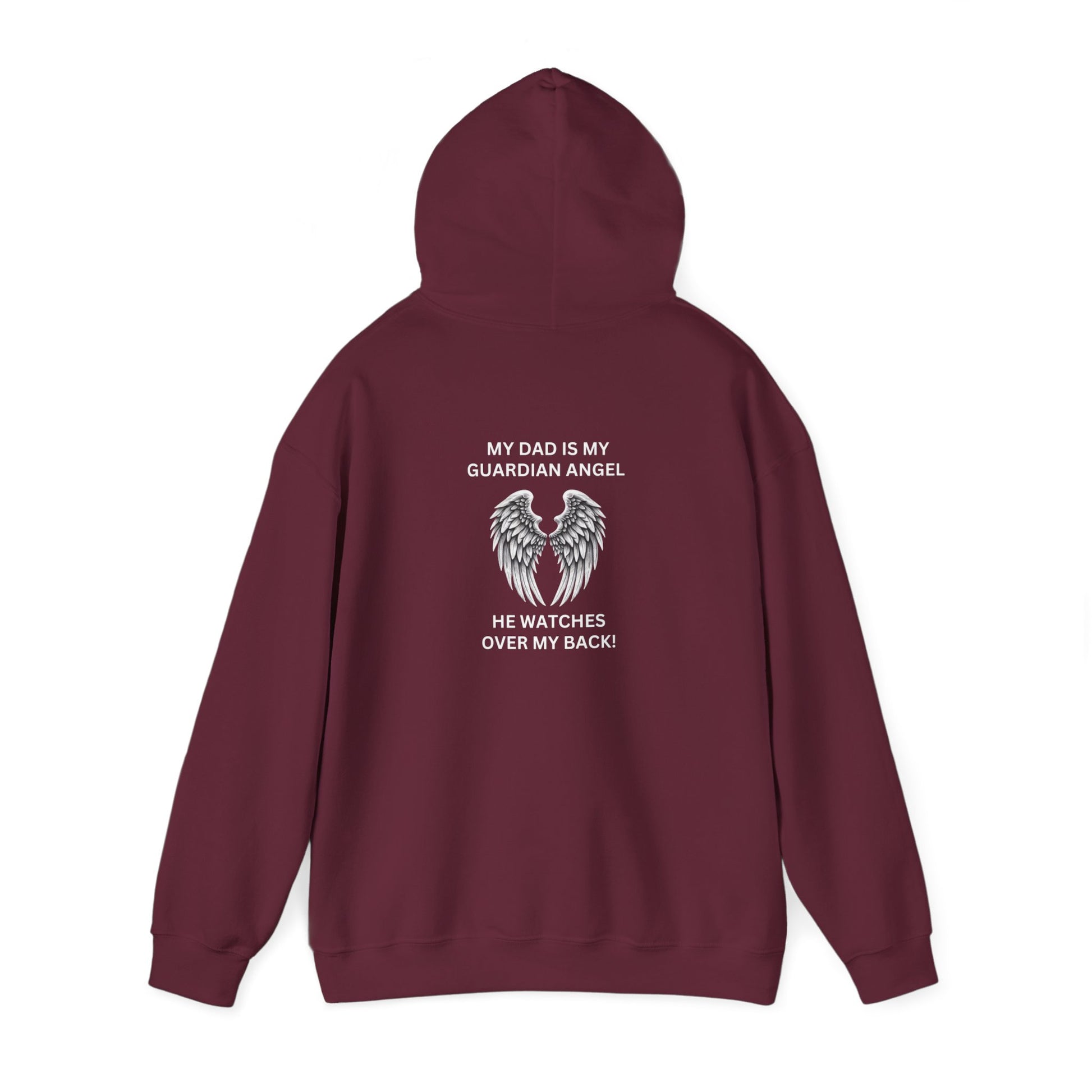 Dad, Is my Guardian Angel | Hooded Sweatshirt - Kim’s Signature Beauty & Accessories    (Store description)