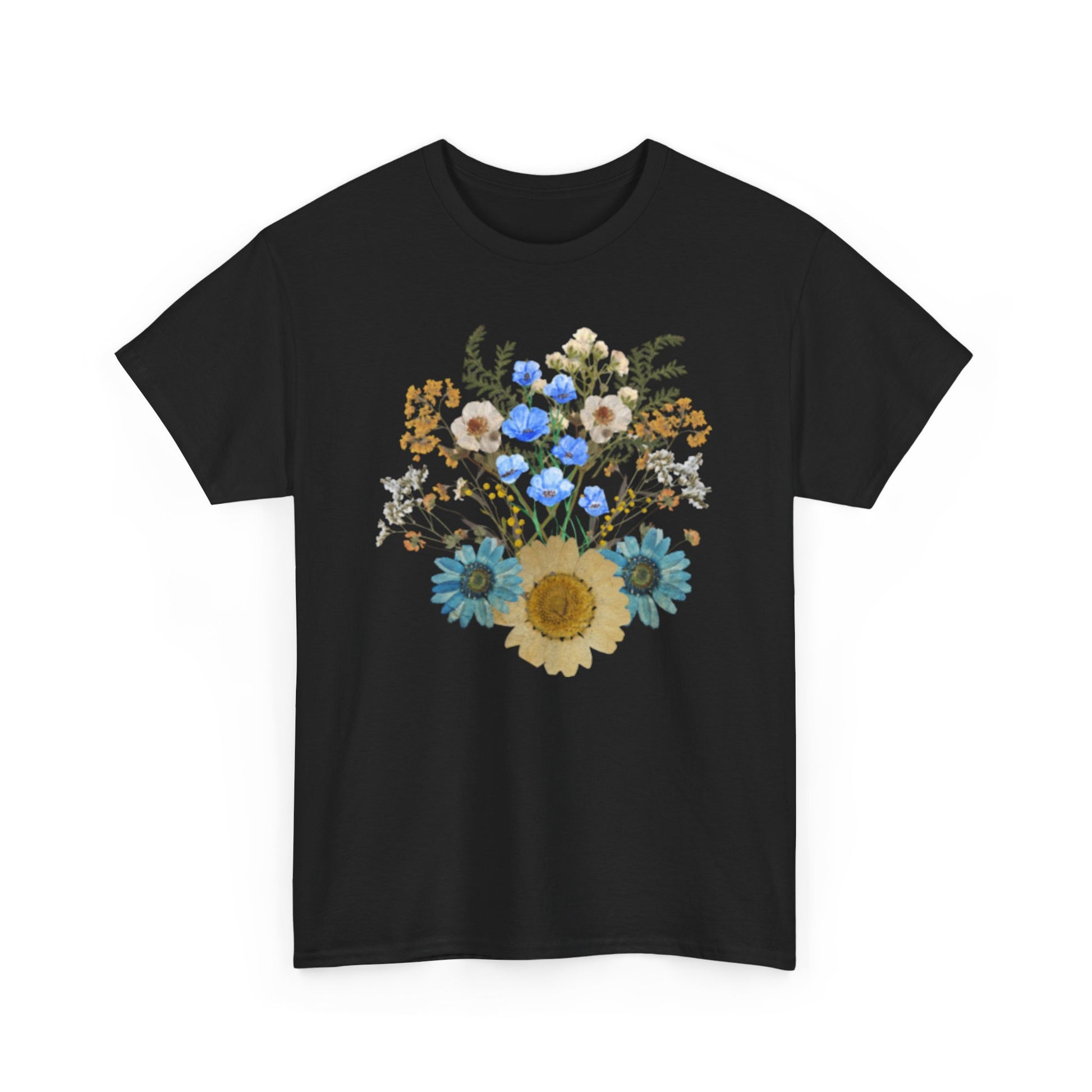 Floral Bouquet Cotton Tee - Kim’s Signature Beauty & Accessories    (Store description)