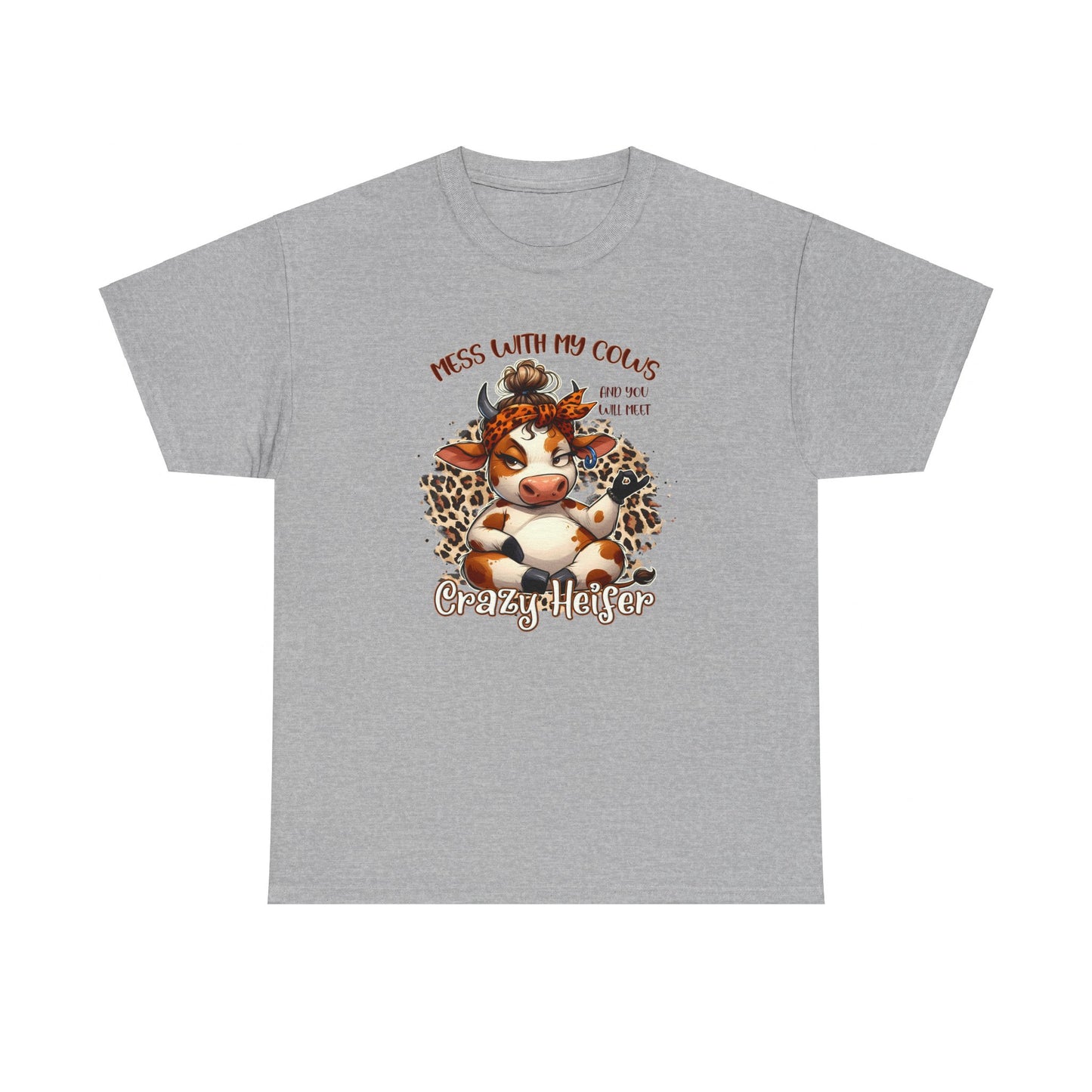 Mess with my Cows Crazy Heifer Tee - Kim’s Signature Beauty & Accessories    (Store description)