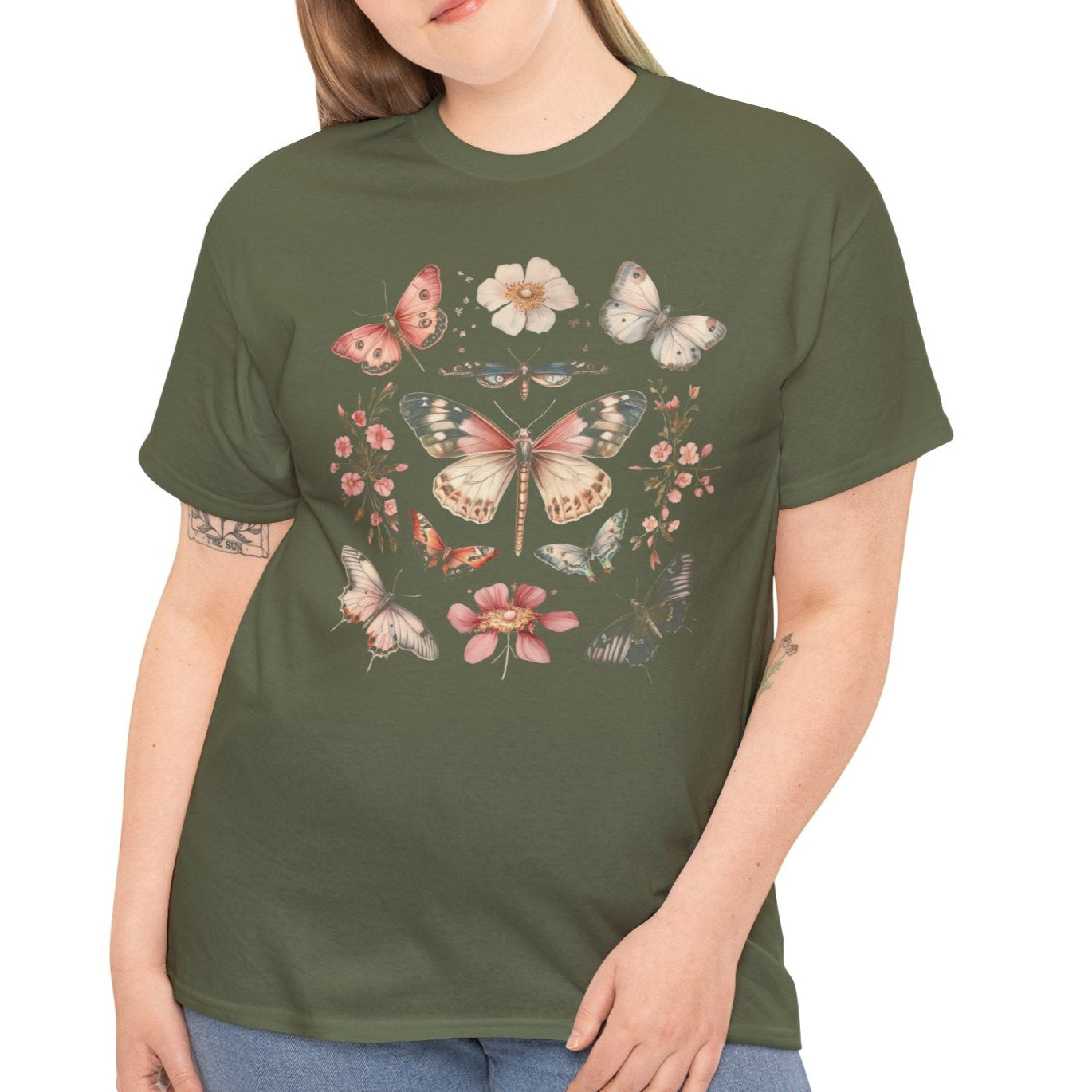 Fluttering Grace Butterfly Garden Tee - Kim’s Signature Beauty & Accessories    (Store description)