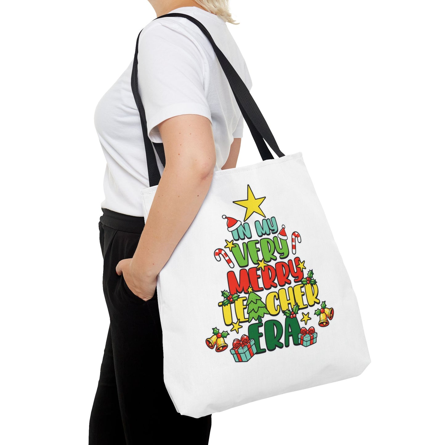 In My Merry Teaching Era Tote Bag - Kim’s Signature Beauty & Accessories    (Store description)