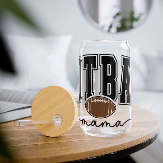 Football Mama | Sipper Glass, 16oz - Kim’s Signature Beauty & Accessories    (Store description)