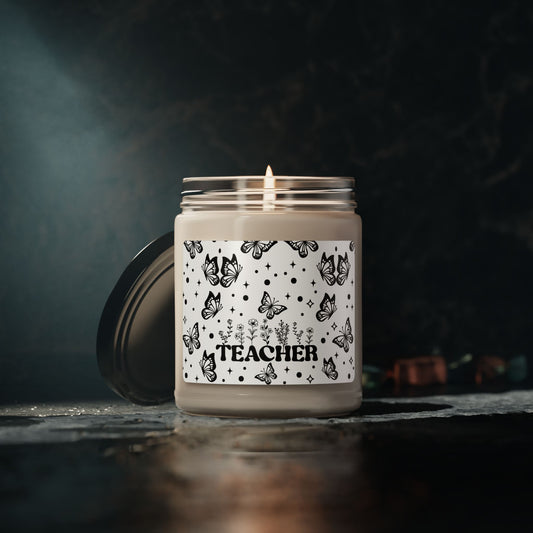 Teacher Butterfly Soy Candle, 9oz - Kim’s Signature Beauty & Accessories    (Store description)