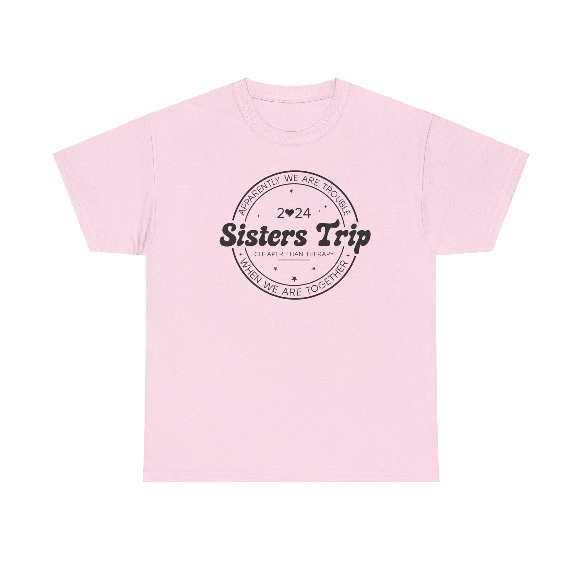 Sisters Trip |  Heavy Cotton Tee - Kim’s Signature Beauty & Accessories    (Store description)