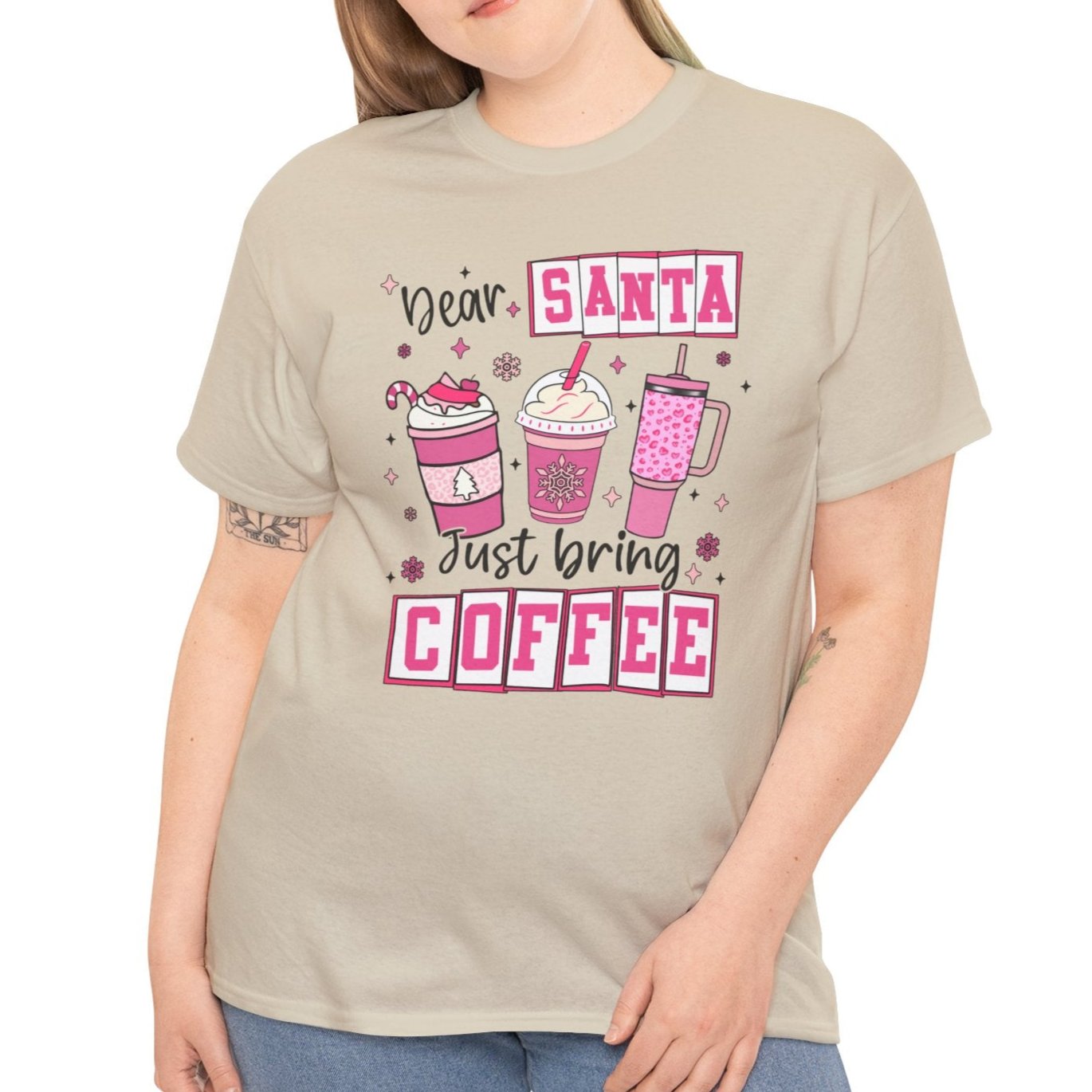 Dear Santa, Just Bring Coffee Tee - Kim’s Signature Beauty & Accessories    (Store description)