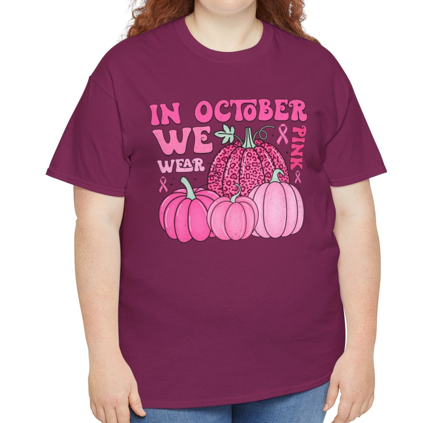 In October We Wear Pink Tee - Kim’s Signature Beauty & Accessories    (Store description)