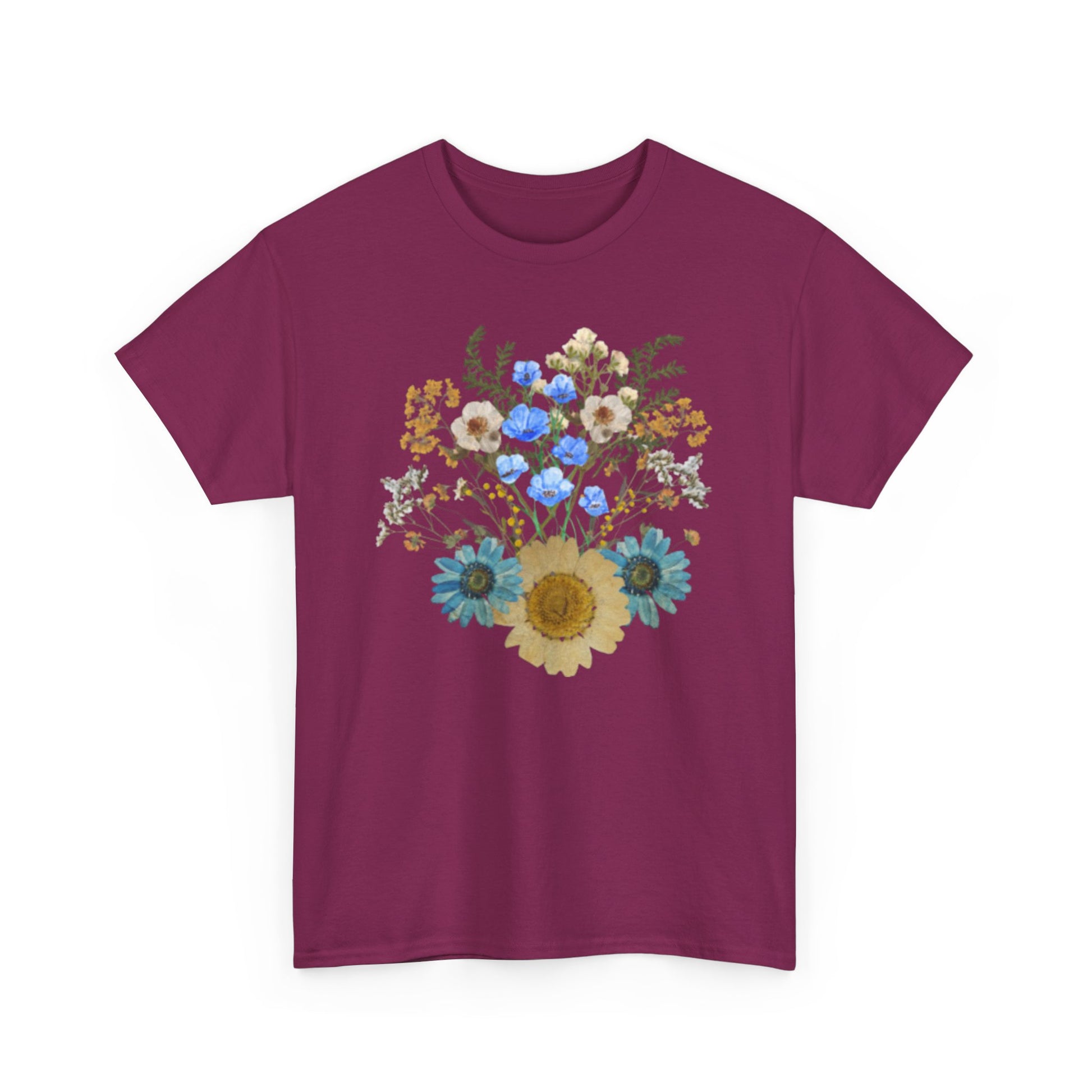 Floral Bouquet Cotton Tee - Kim’s Signature Beauty & Accessories    (Store description)