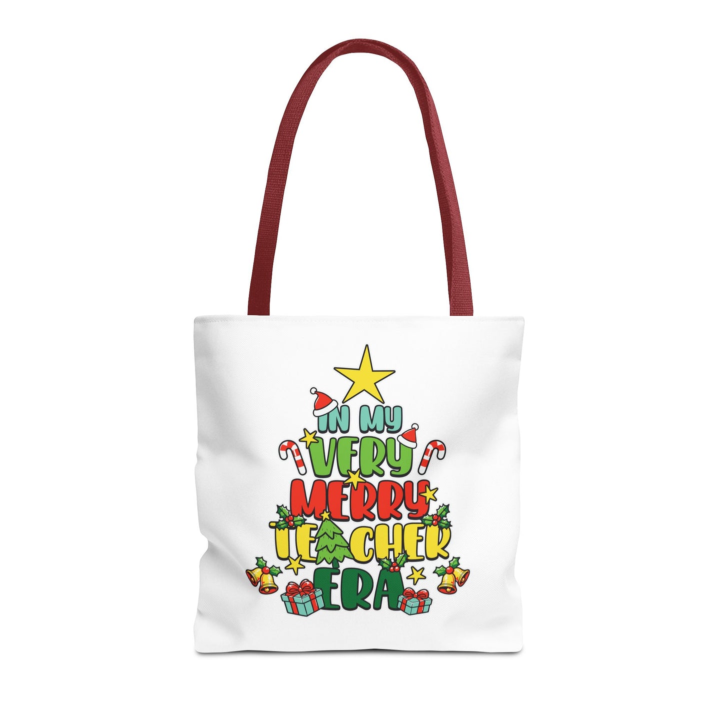 In My Merry Teaching Era Tote Bag - Kim’s Signature Beauty & Accessories    (Store description)