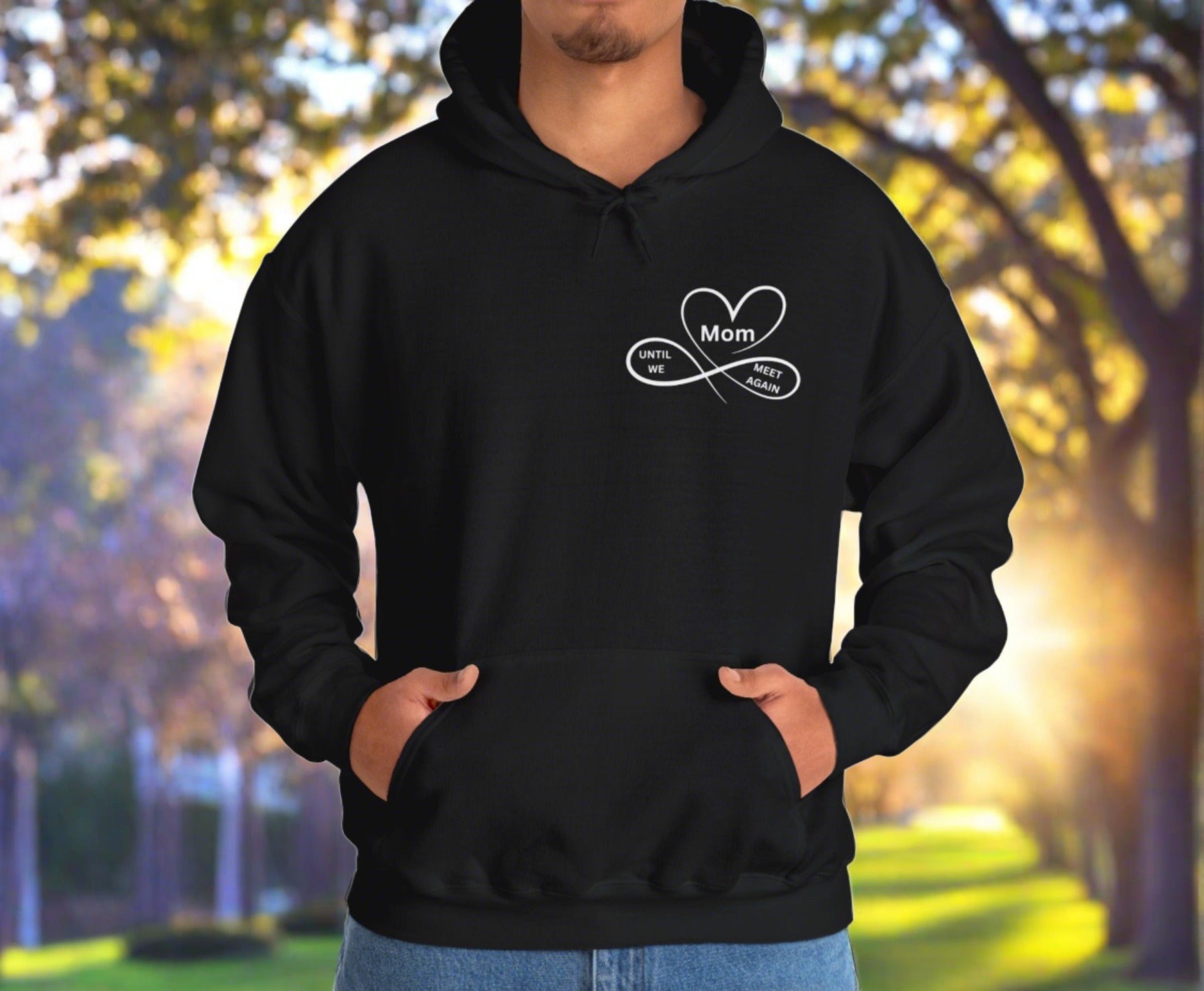 Mom, Watches Over My Back | Front & Back Print Hoodie - Kim’s Signature Beauty & Accessories    (Store description)