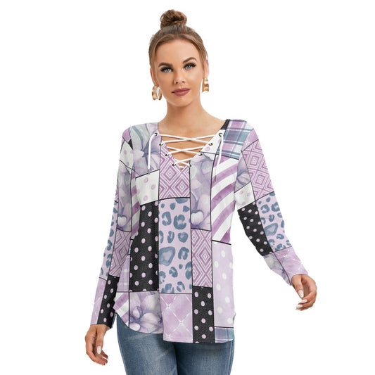 Geo Design Blouse - Kim’s Signature Beauty & Accessories    (Store description)