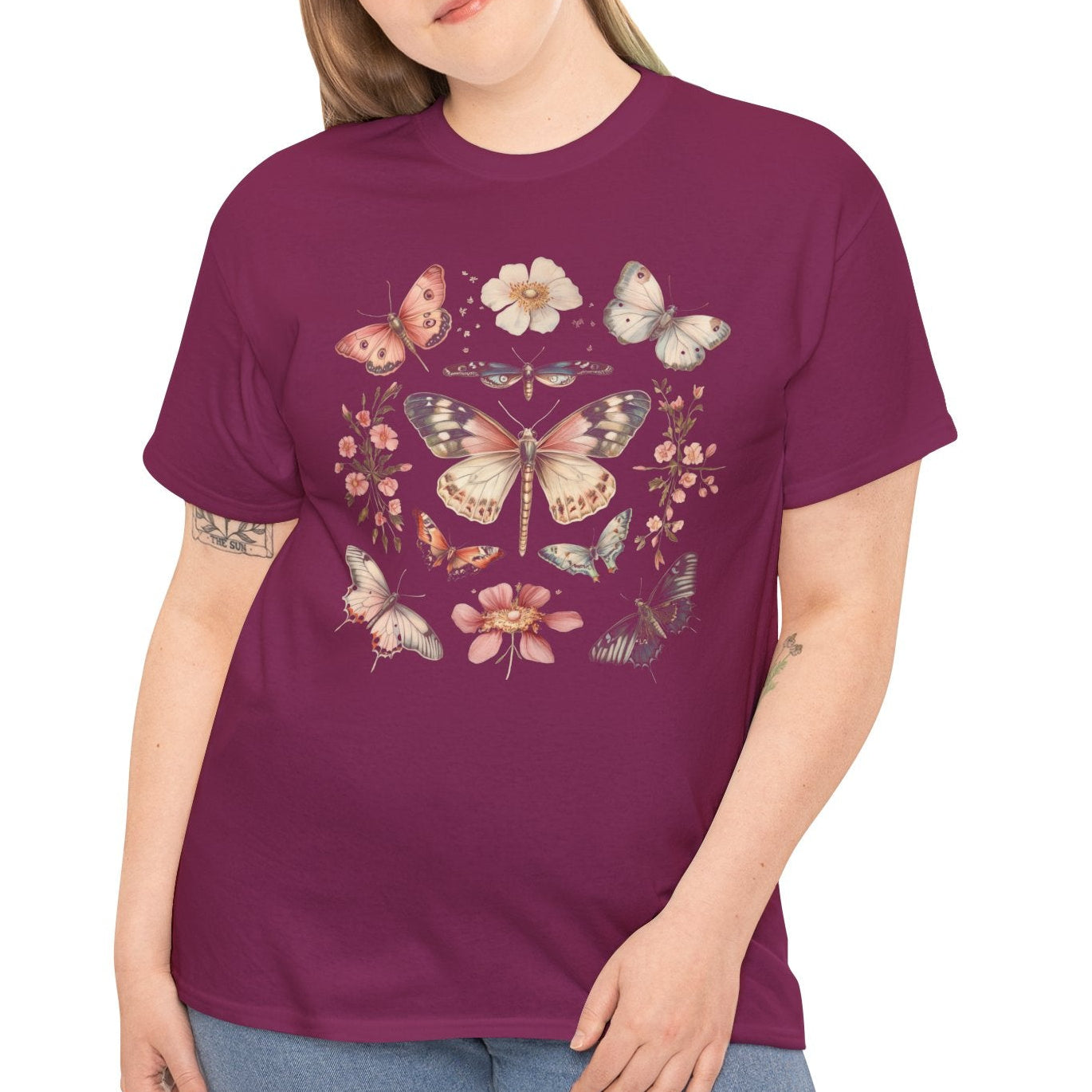 Fluttering Grace Butterfly Garden Tee - Kim’s Signature Beauty & Accessories    (Store description)