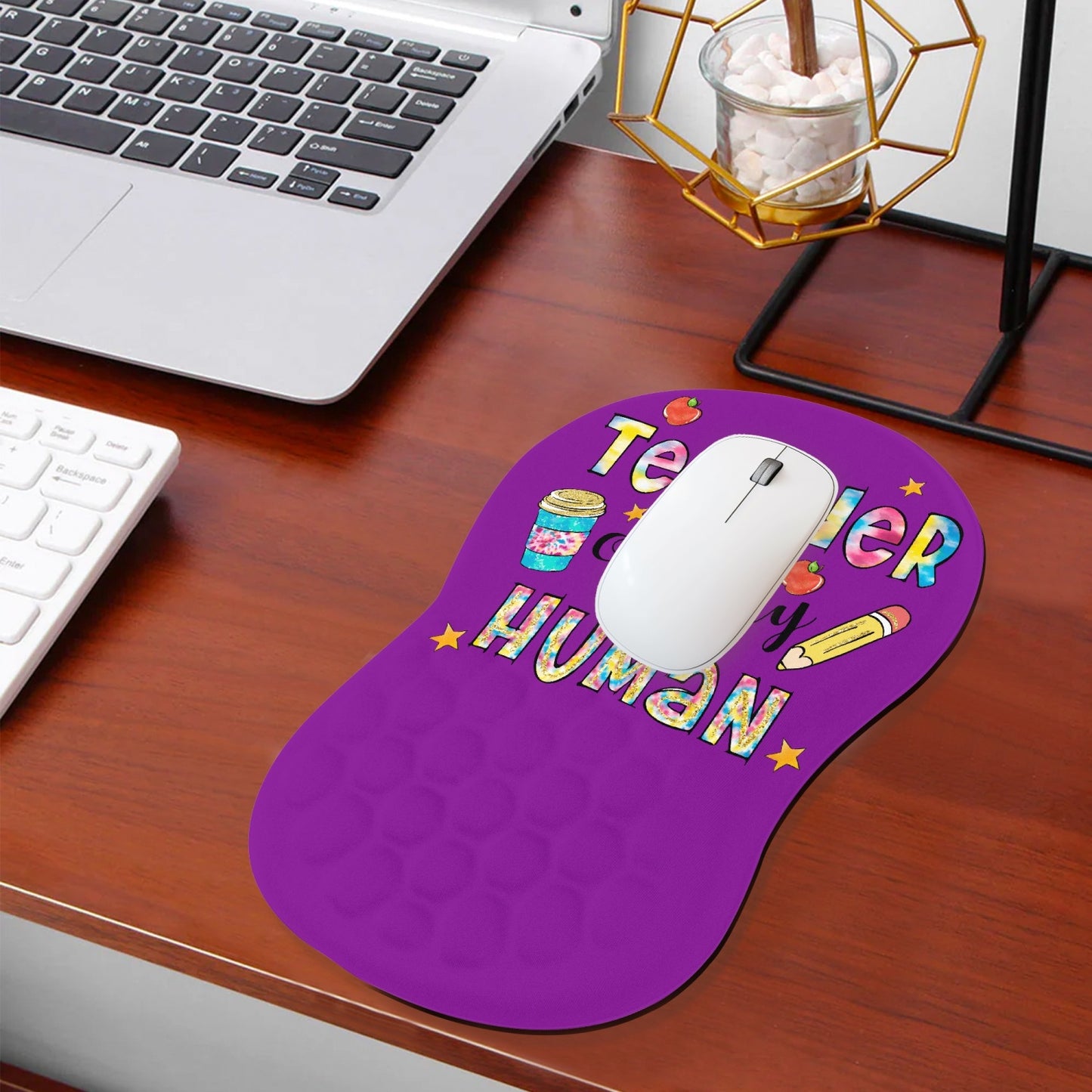 Teacher of Tiny Human Mouse Pad with Wrist Rest - Kim’s Signature Beauty & Accessories    (Store description)