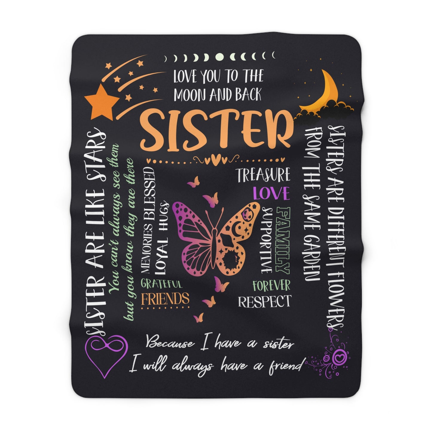 A Sister, A Friend Blanket - Kim’s Signature Beauty & Accessories    (Store description)