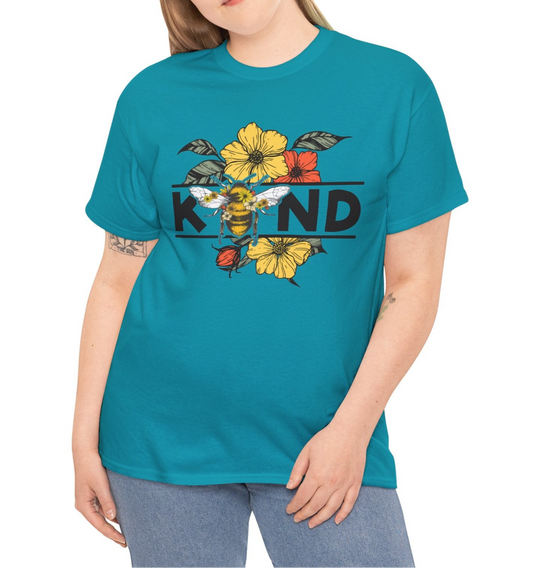 Bee Kind Cotton Tee - Kim’s Signature Beauty & Accessories    (Store description)