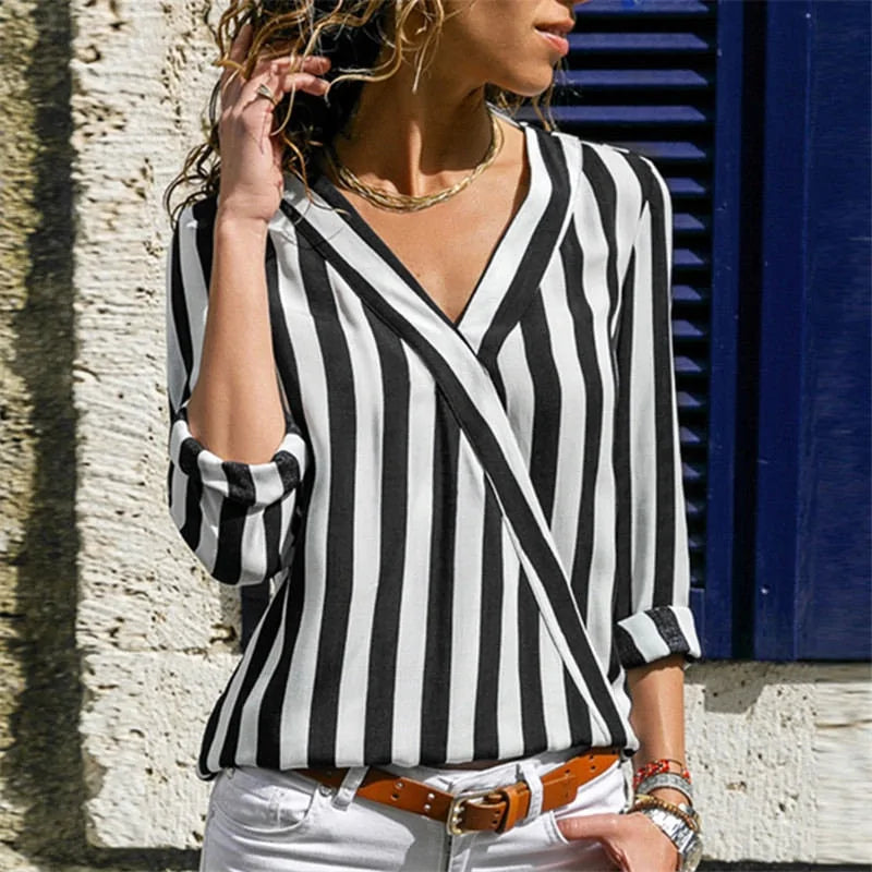 Striped Blouse For Women - Kim’s Signature Beauty & Accessories    (Store description)