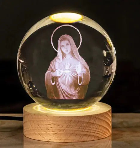 Glowing Crystal Faith Ornaments - Kim’s Signature Beauty & Accessories    (Store description)