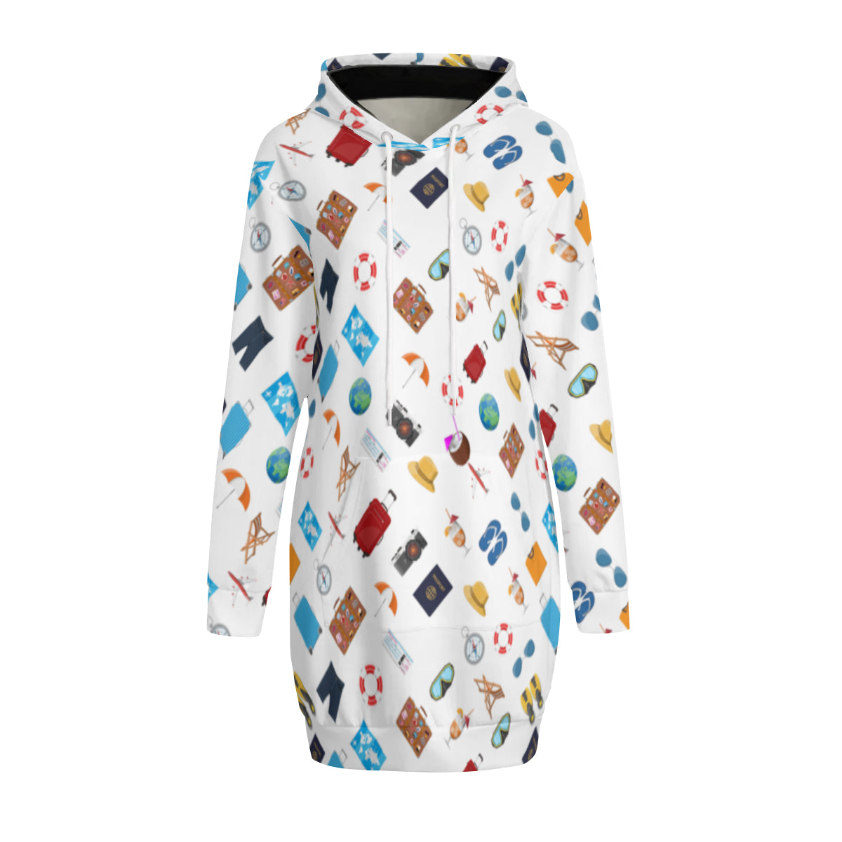 Vacation Time Hoodie Sweat Dress - Kim’s Signature Beauty & Accessories    (Store description)