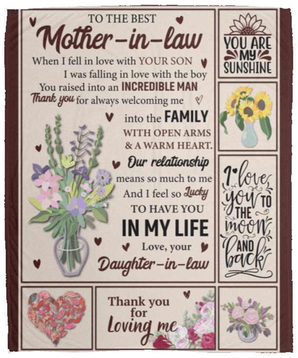 Mother in Law Blanket 50x60 - Kim’s Signature Beauty & Accessories    (Store description)