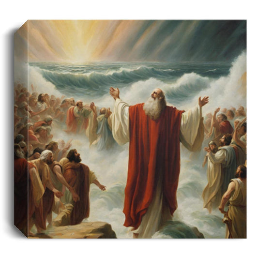 Moses Parts the Red Sea | Collection Canvas Wall Art - Kim’s Signature Beauty & Accessories    (Store description)