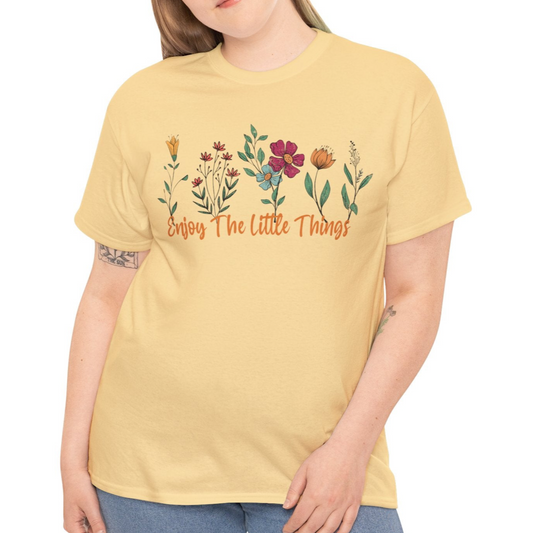 Enjoy the little things Tee - Kim’s Signature Beauty & Accessories    (Store description)