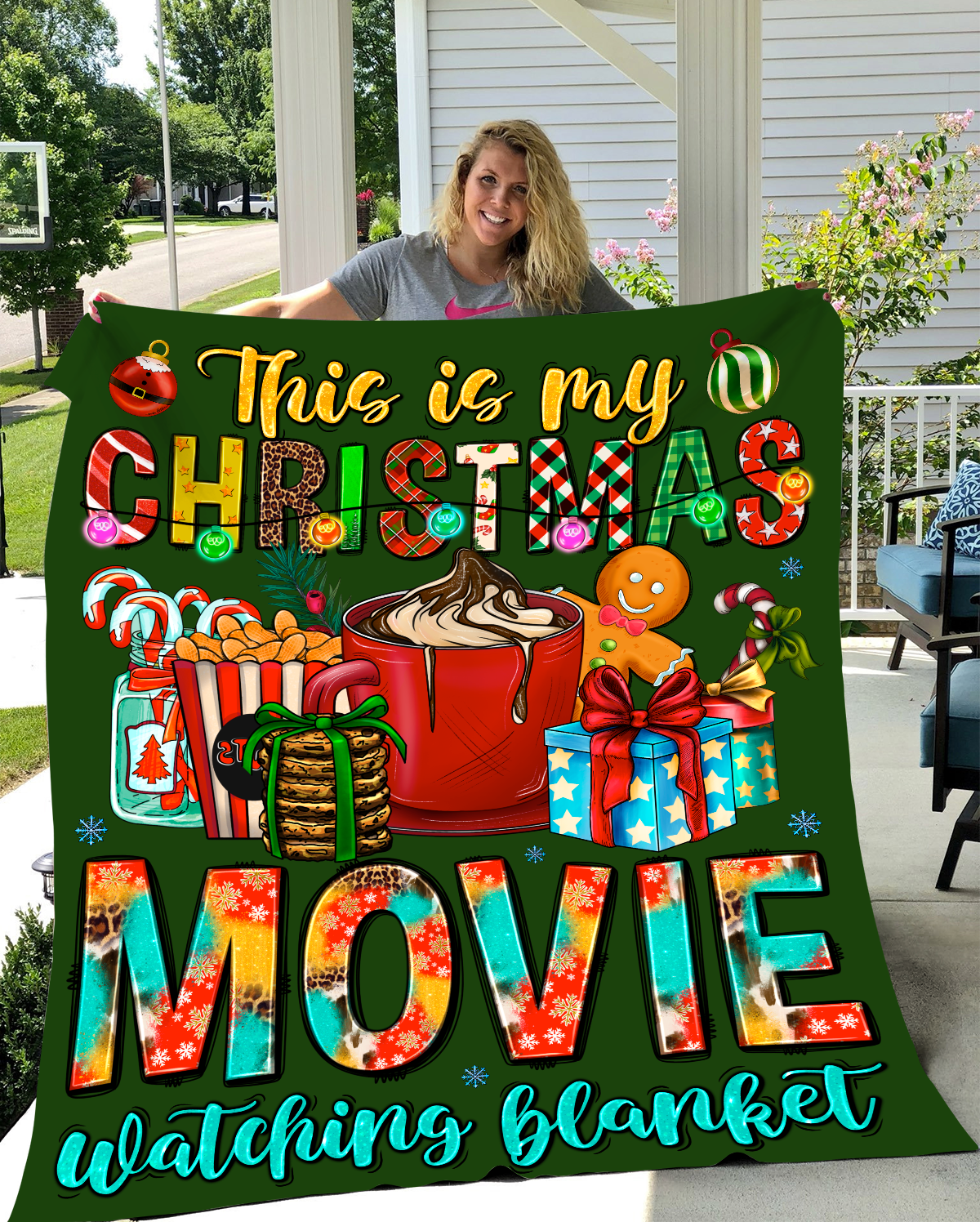 Christmas Movie Watching Blanket - Kim’s Signature Beauty & Accessories    (Store description)