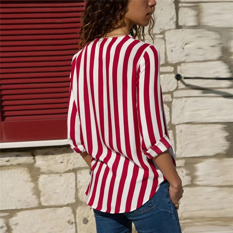 Striped Blouse For Women - Kim’s Signature Beauty & Accessories    (Store description)