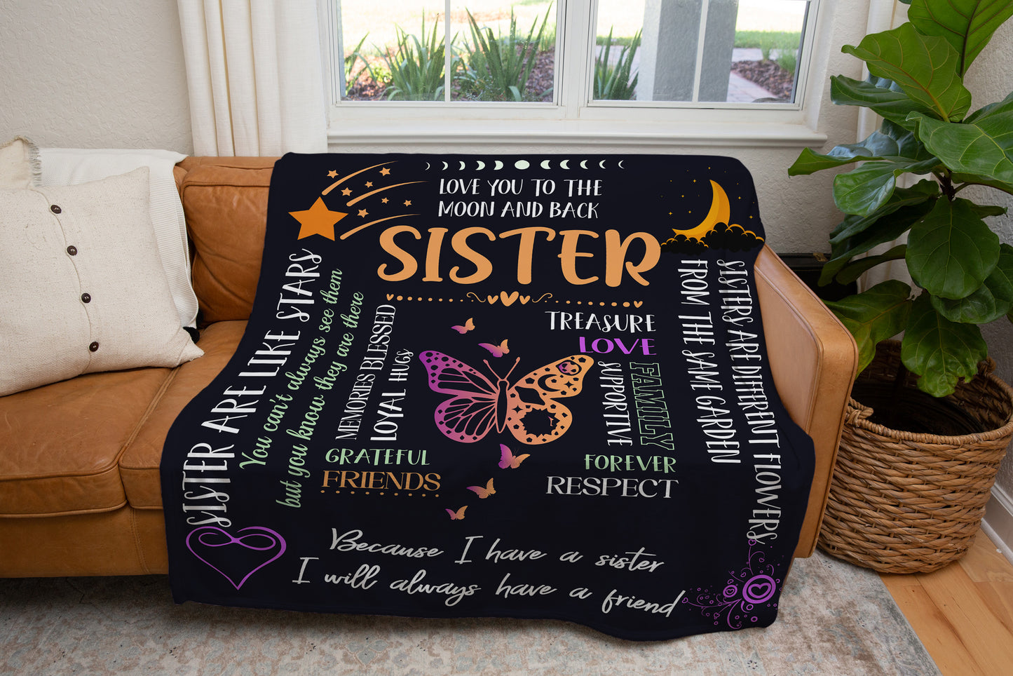 A Sister, A Friend Blanket - Kim’s Signature Beauty & Accessories    (Store description)