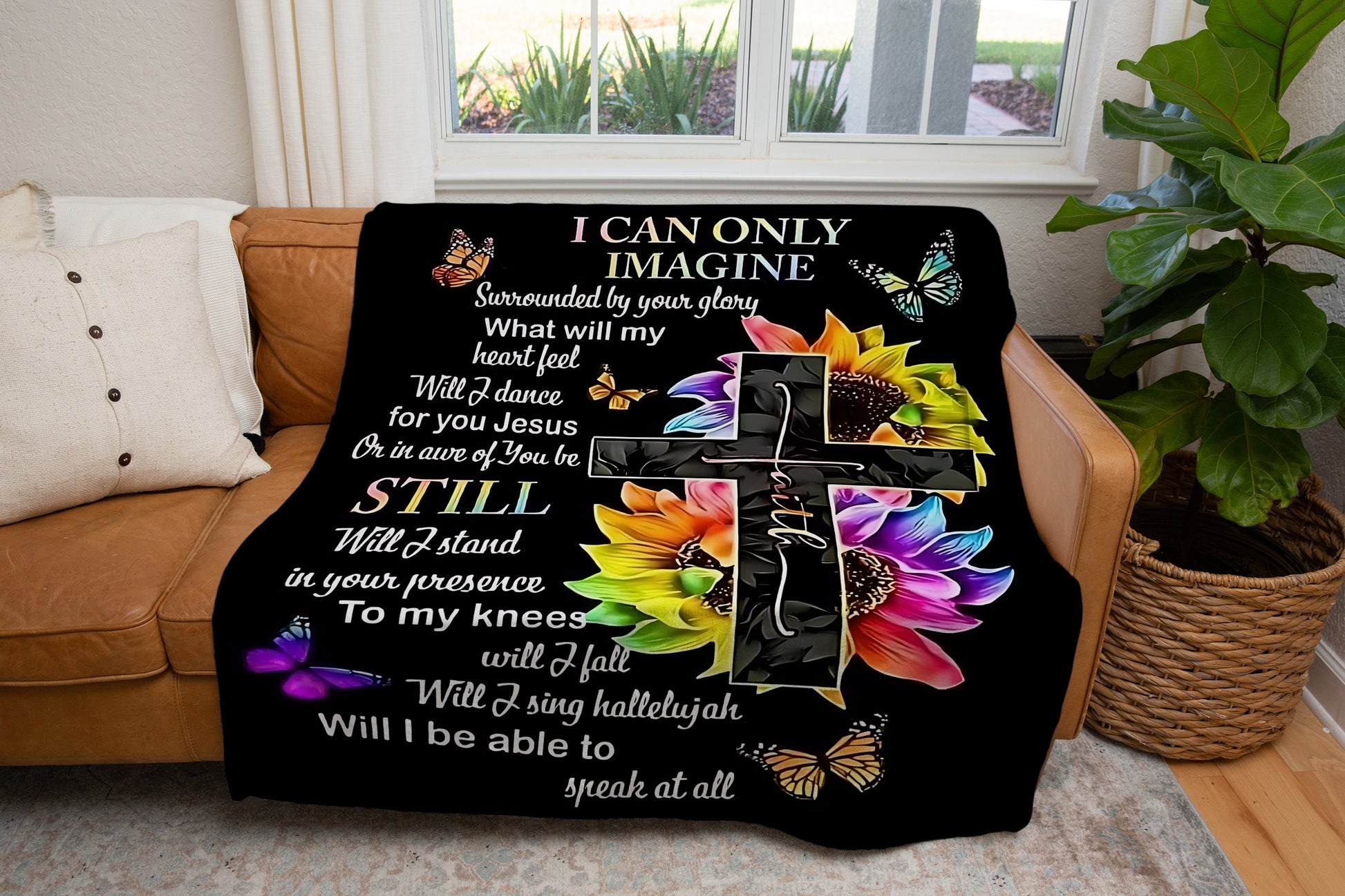 I Can Only Imagine Fleece Blanket - Kim’s Signature Beauty & Accessories    (Store description)