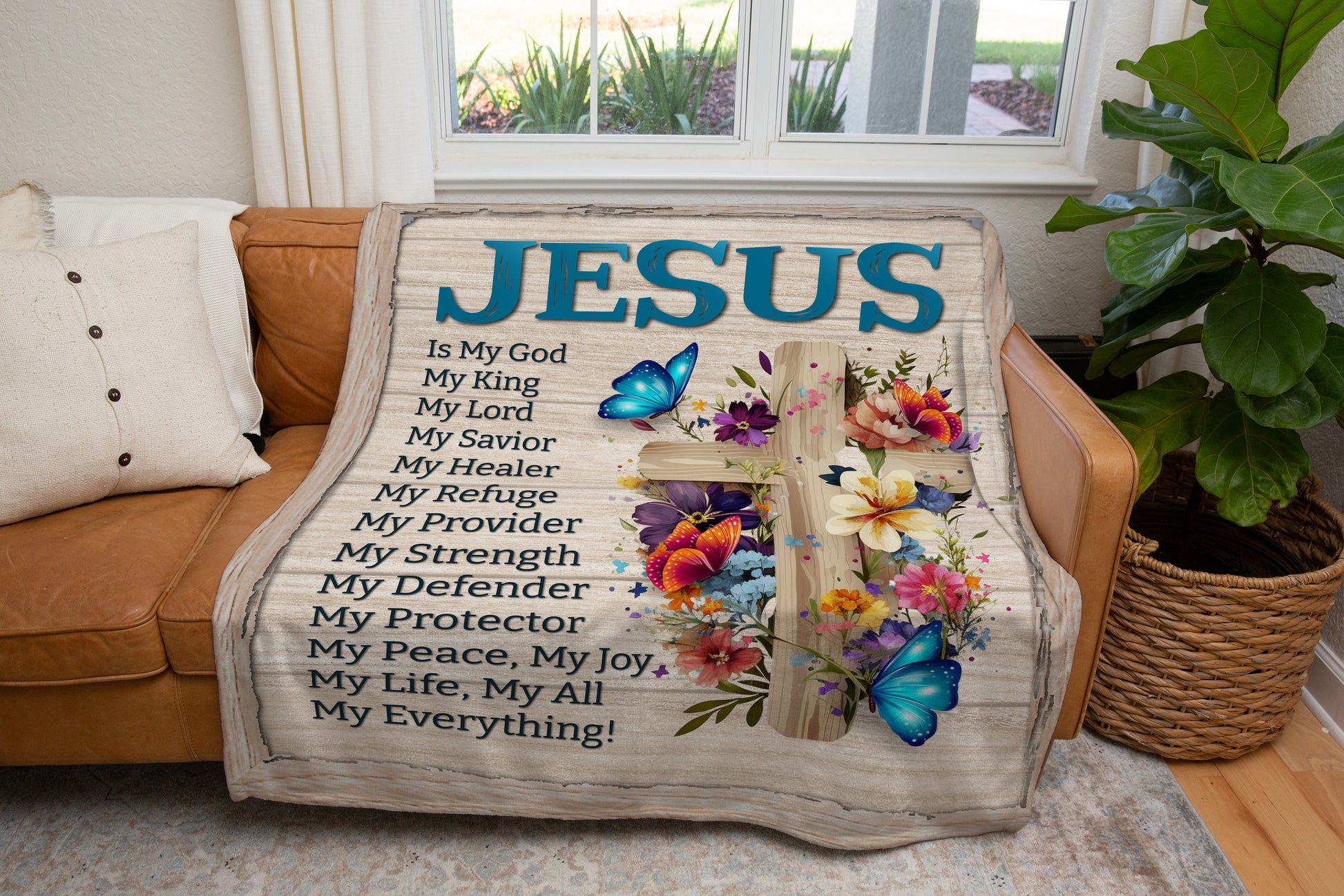 Jesus is My Everything Blanket - Kim’s Signature Beauty & Accessories    (Store description)