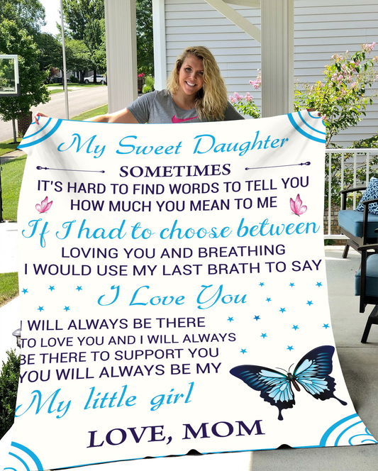 My Little Girl Blanket (50X60) - Kim’s Signature Beauty & Accessories    (Store description)