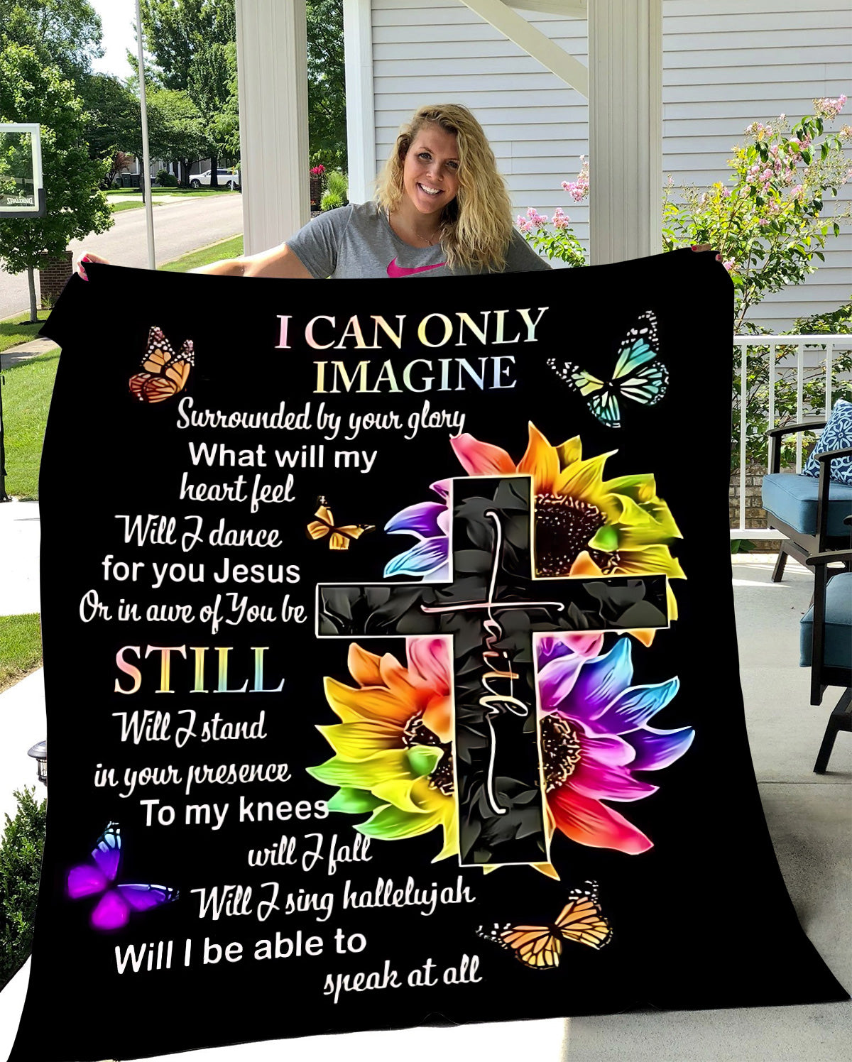 I Can Only Imagine Fleece Blanket - Kim’s Signature Beauty & Accessories    (Store description)