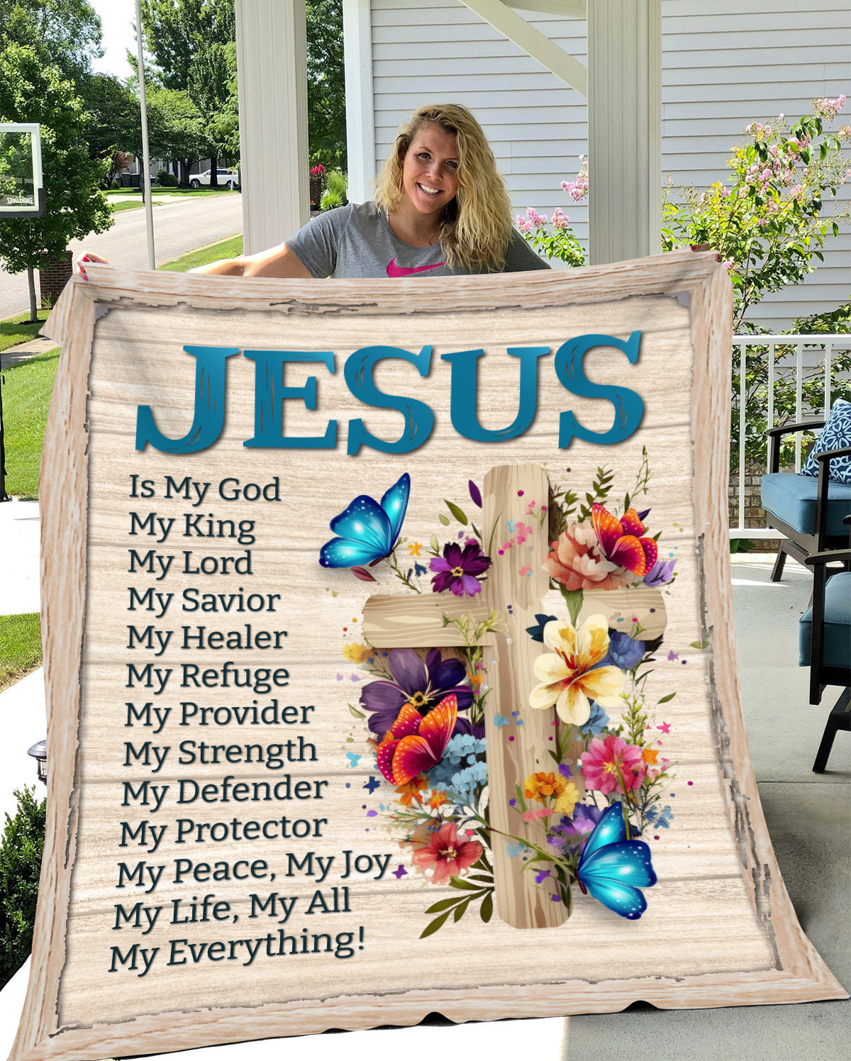 Jesus is My Everything Blanket - Kim’s Signature Beauty & Accessories    (Store description)