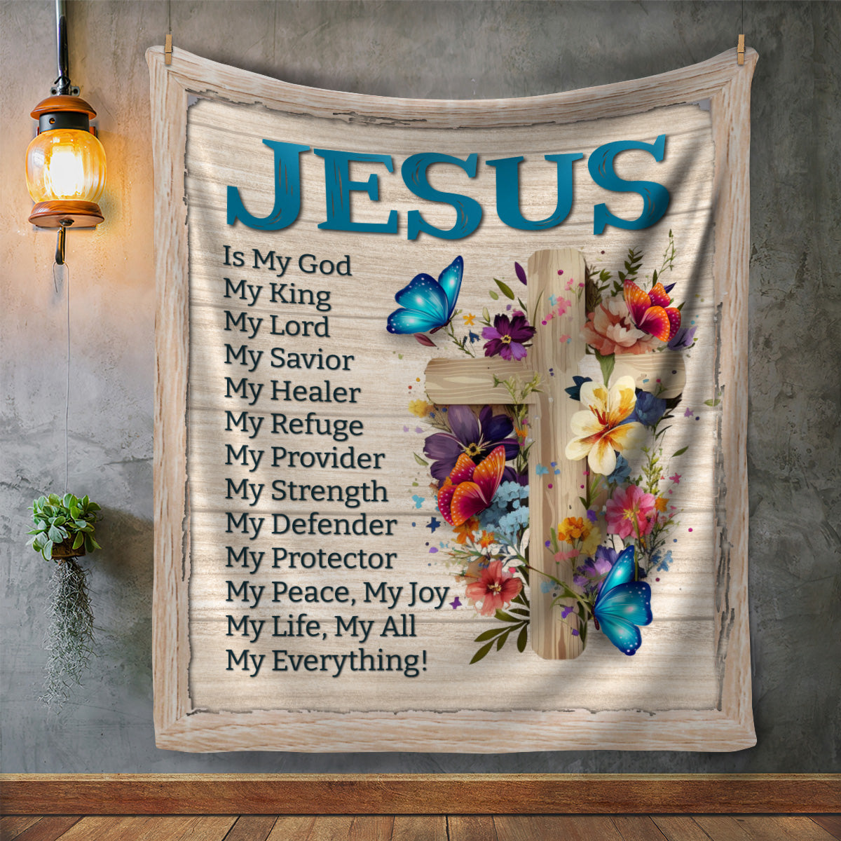 Jesus is My Everything Blanket - Kim’s Signature Beauty & Accessories    (Store description)