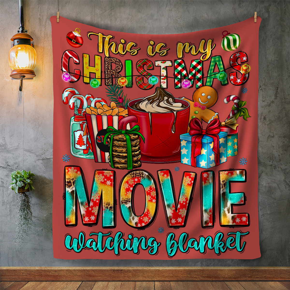 Christmas Movie Watching Blanket - Kim’s Signature Beauty & Accessories    (Store description)