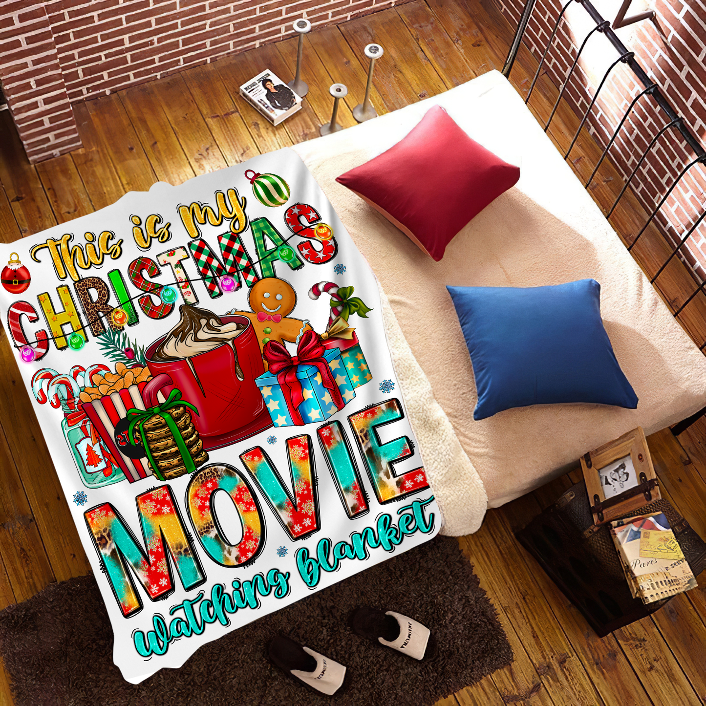 Christmas Movie Watching Blanket - Kim’s Signature Beauty & Accessories    (Store description)