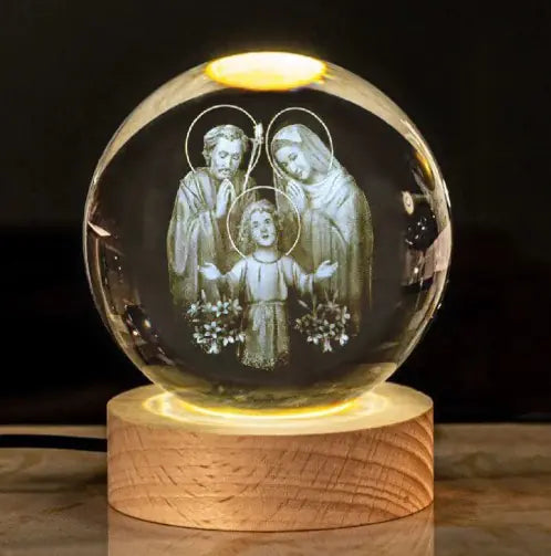 Glowing Crystal Faith Ornaments - Kim’s Signature Beauty & Accessories    (Store description)