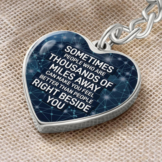 Thousand Miles Away | Keychain - Kim’s Signature Beauty & Accessories    (Store description)