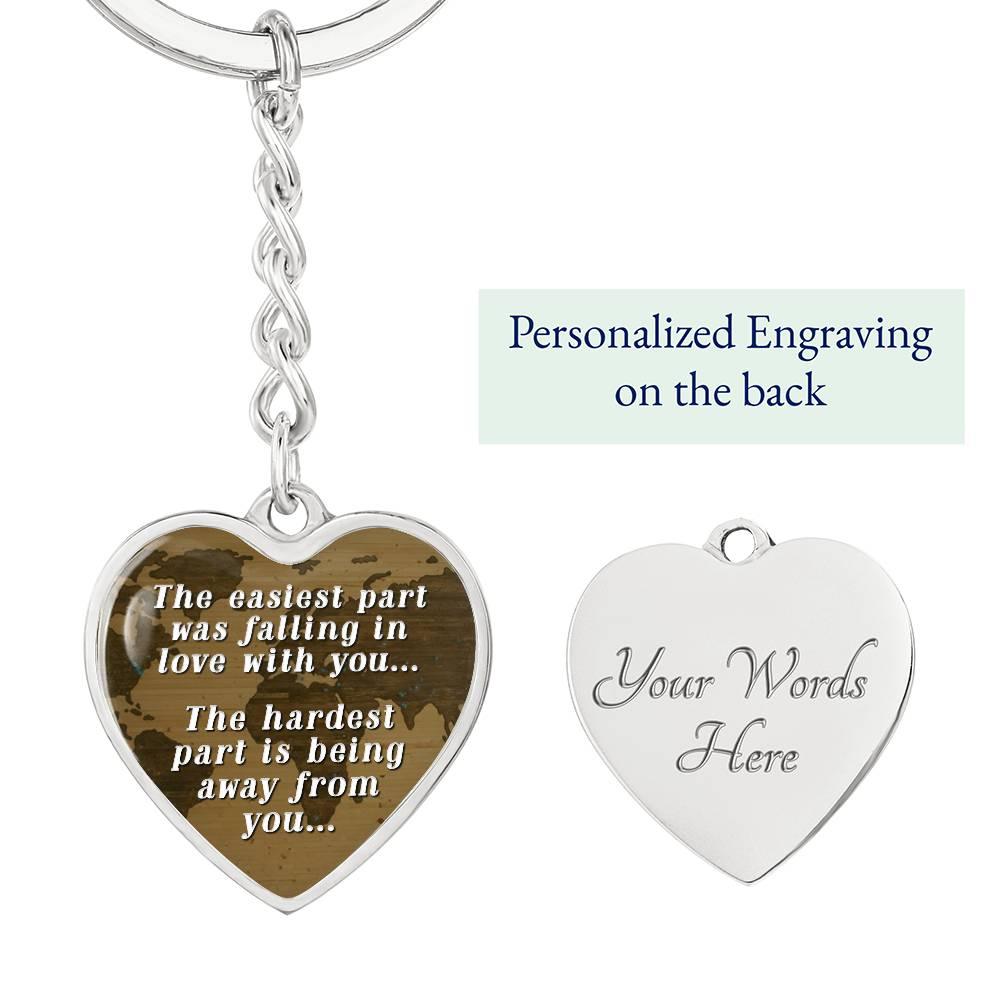 Love's Distance Keychain - Kim’s Signature Beauty & Accessories    (Store description)