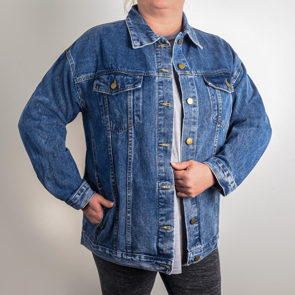 Love Always Wins Jean Jacket - Kim’s Signature Beauty & Accessories    (Store description)