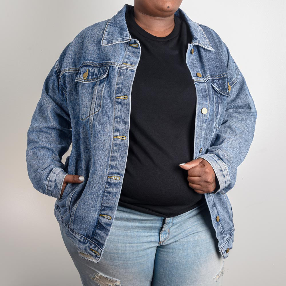 Love Always Wins Jean Jacket - Kim’s Signature Beauty & Accessories    (Store description)