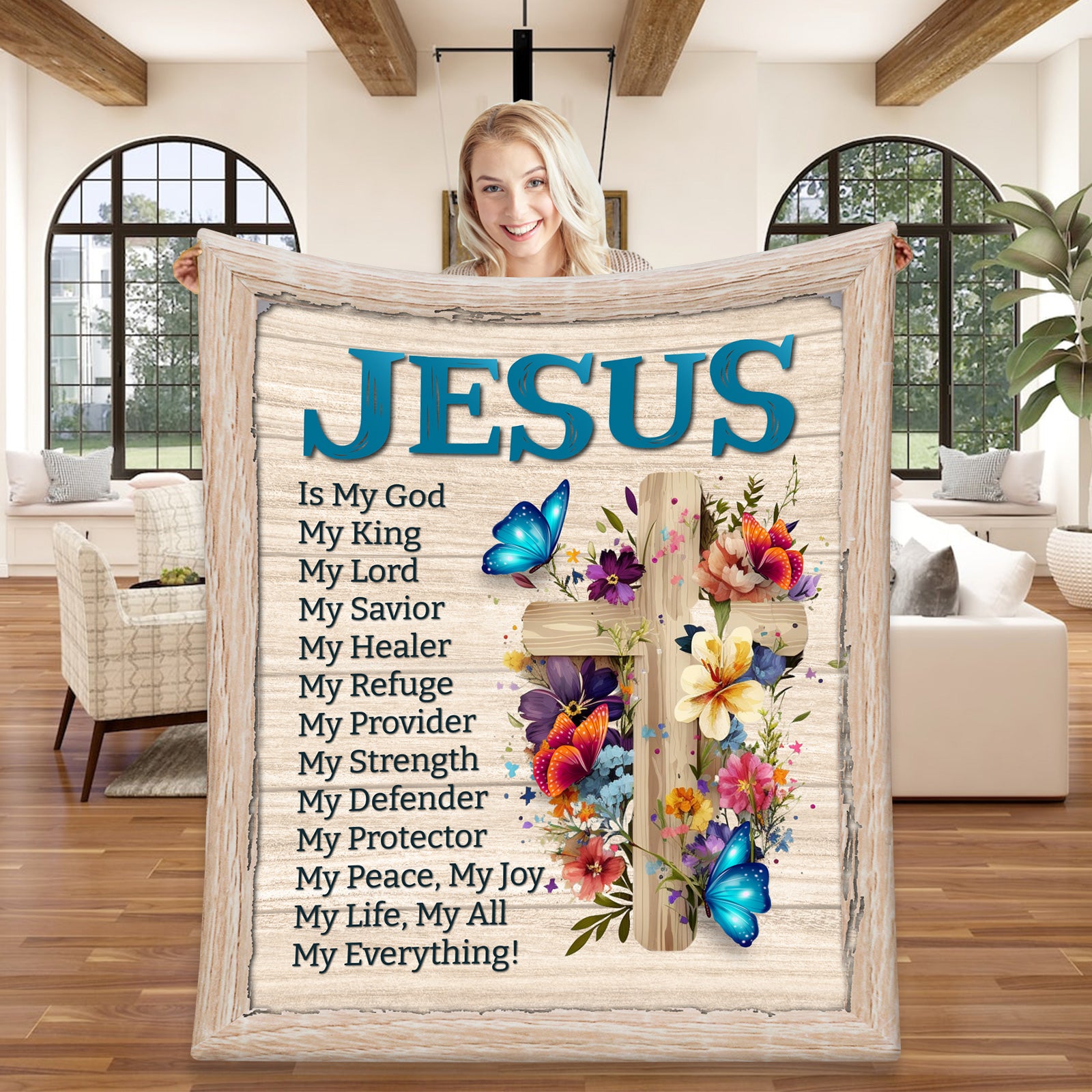 Jesus is My Everything Blanket - Kim’s Signature Beauty & Accessories    (Store description)