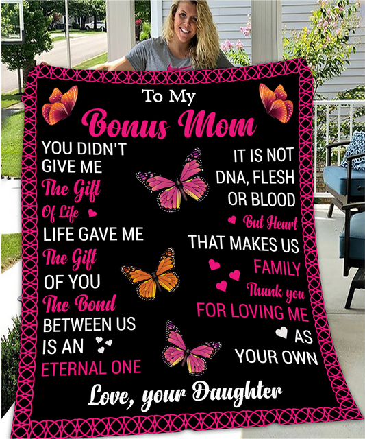 Bonus Mom Blanket from Daughter - Kim’s Signature Beauty & Accessories    (Store description)