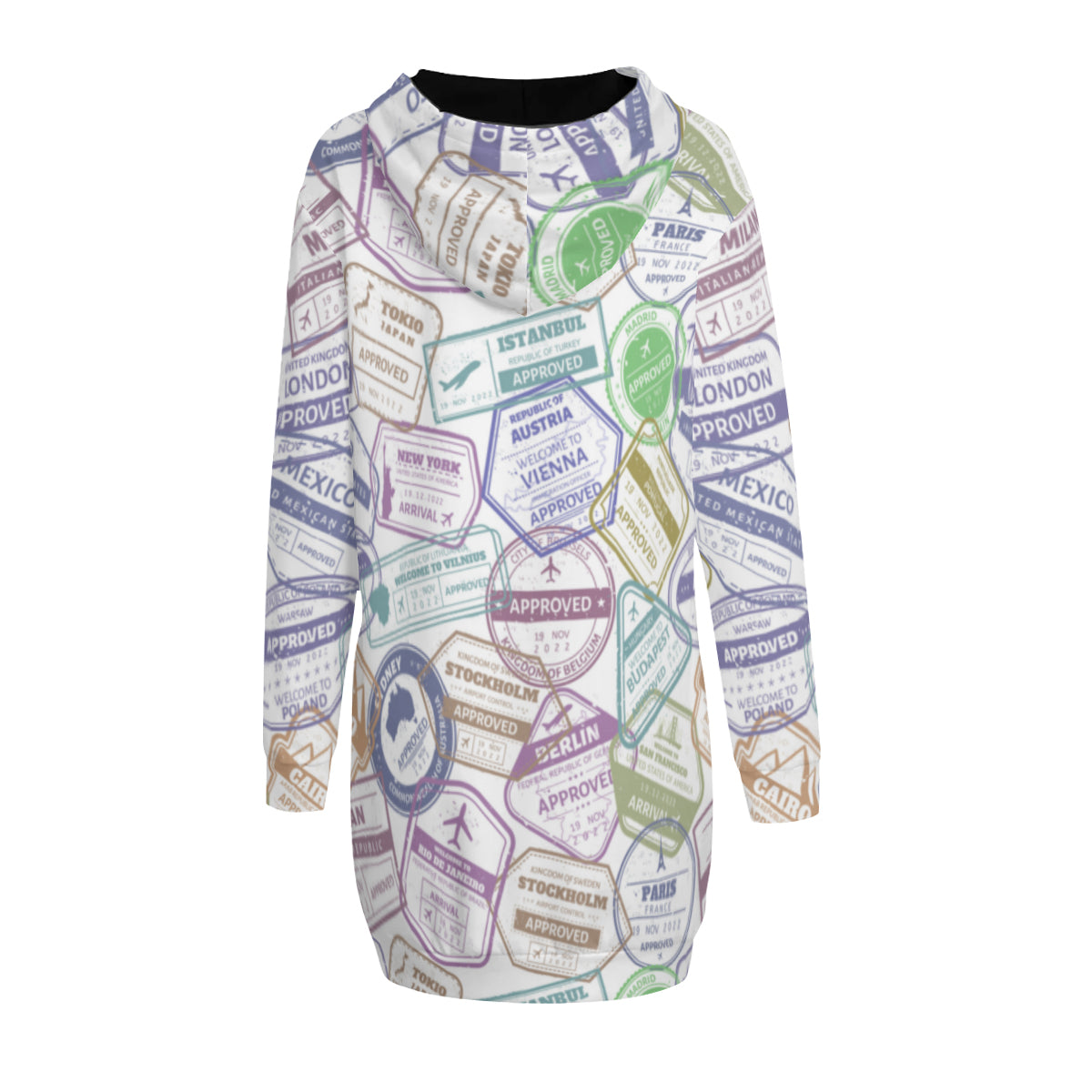 Love To Travel Hoodie Sweat Dress - Kim’s Signature Beauty & Accessories    (Store description)