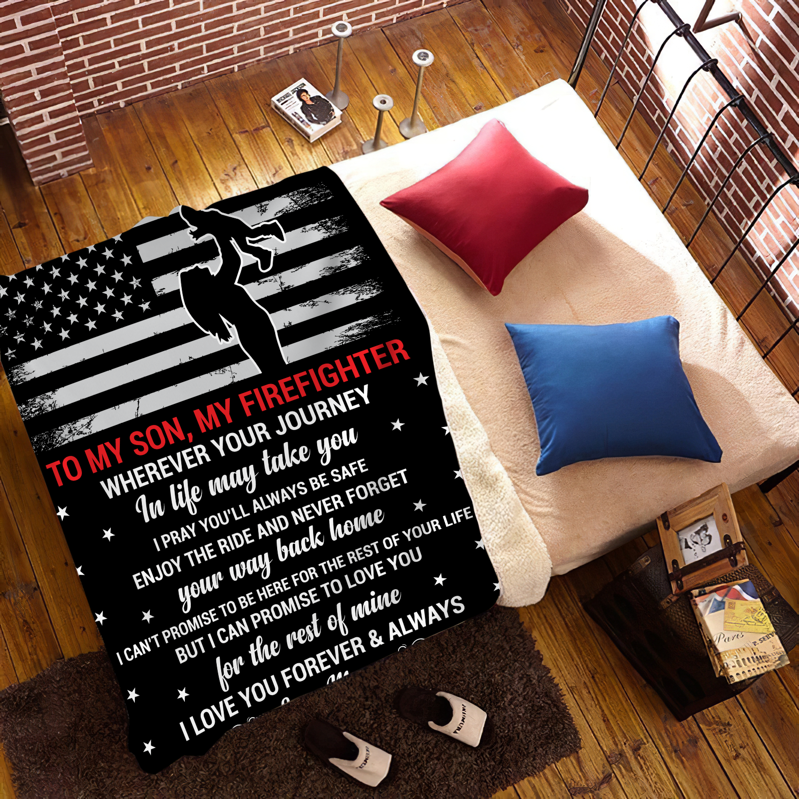 My Son, My Firefighter Blanket - Kim’s Signature Beauty & Accessories    (Store description)