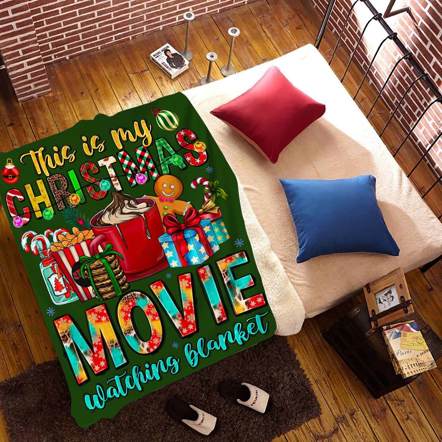 Christmas Movie Watching Blanket - Kim’s Signature Beauty & Accessories    (Store description)