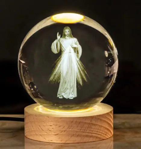 Glowing Crystal Faith Ornaments - Kim’s Signature Beauty & Accessories    (Store description)