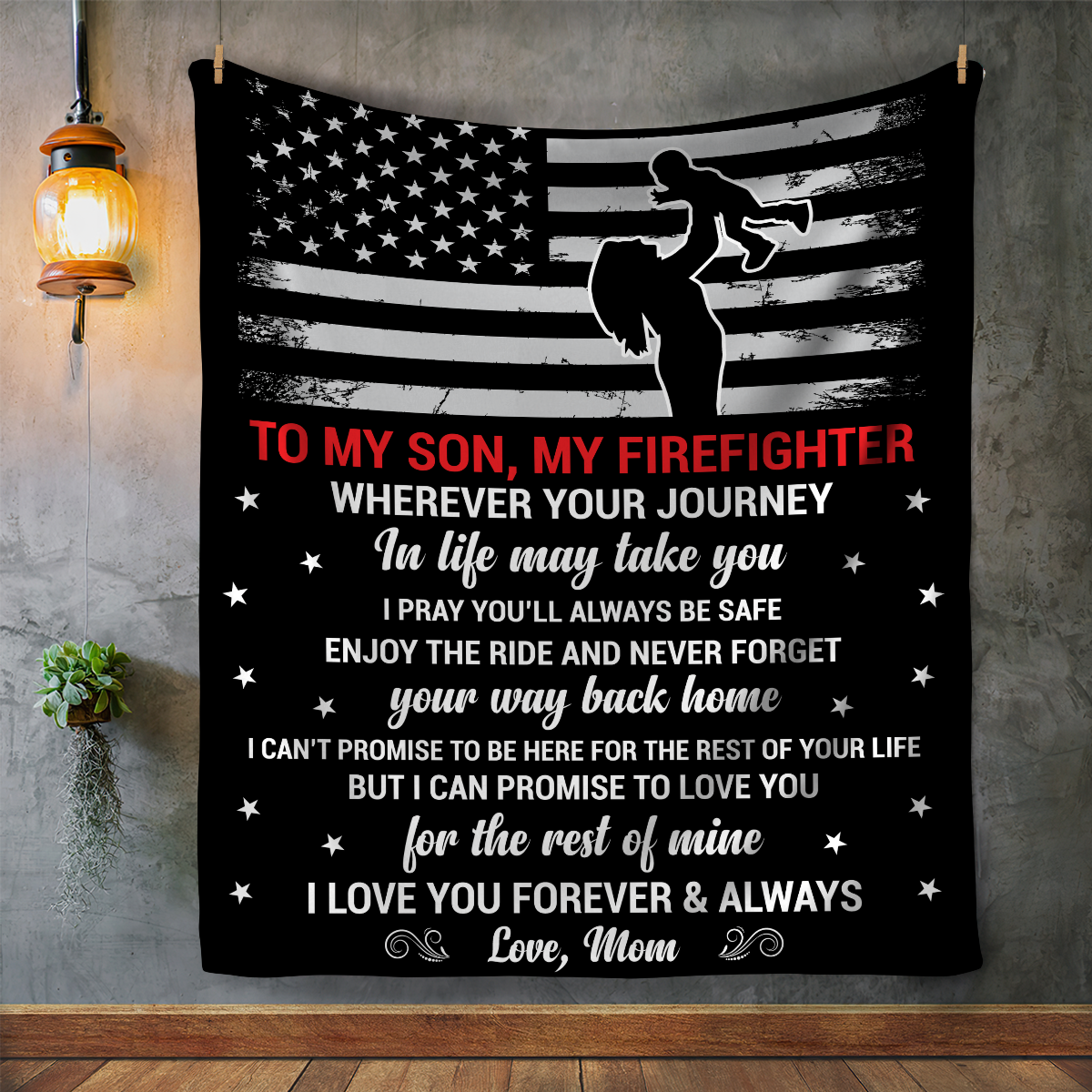 My Son, My Firefighter Blanket - Kim’s Signature Beauty & Accessories    (Store description)