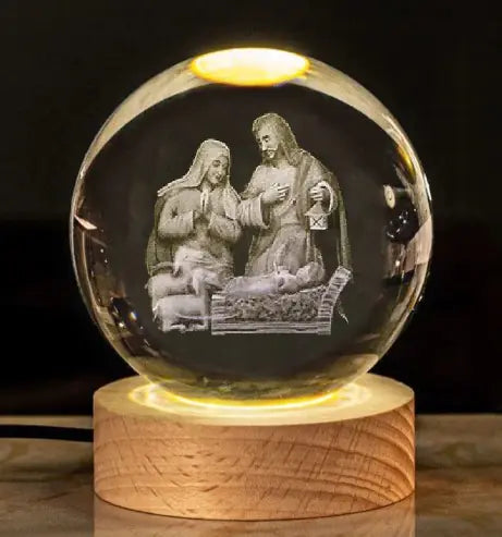 Glowing Crystal Faith Ornaments - Kim’s Signature Beauty & Accessories    (Store description)